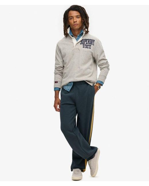 Superdry Gray & Co Essential Logo Straight joggers for men