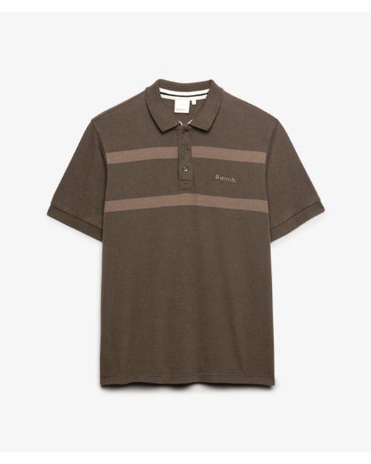 Superdry Gray Bench X & Co Bench Supersoft Logo Polo Shirt for men