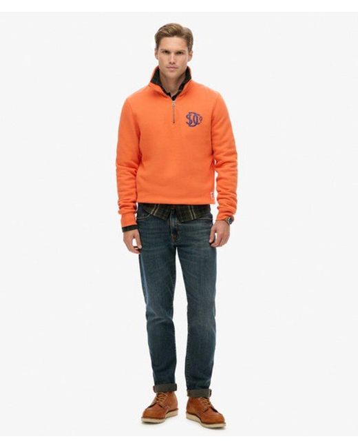 Superdry Orange & Co . Half Zip Track Top for men
