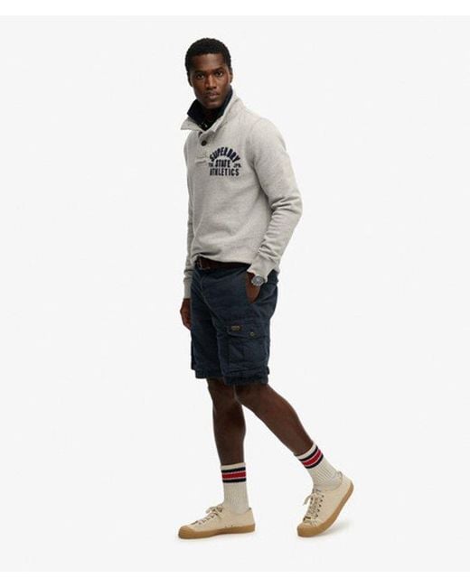 Superdry Blue & Co Parachute Light Shorts for men