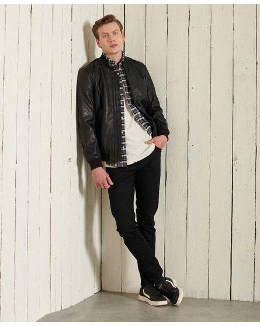 light leather bomber jacket