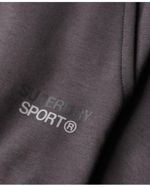 Superdry Sport Tech joggingbroek Met Taps Toelopende Pijpen in het Gray voor heren