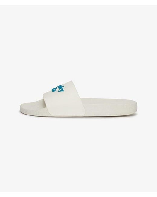 Superdry White & Co Company Logo High Build Sliders for men