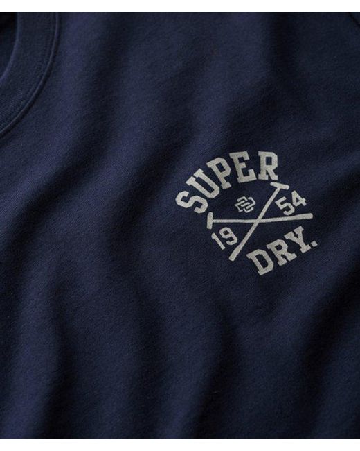 Superdry Blue & Co Athletic Club T-shirt for men