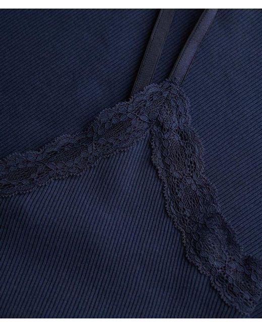Superdry Blue & Co Essential Lace Trim Cami Top