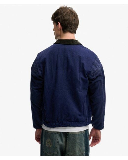 Superdry Blue & Co Carhartt Reworked Collared Jacket for men