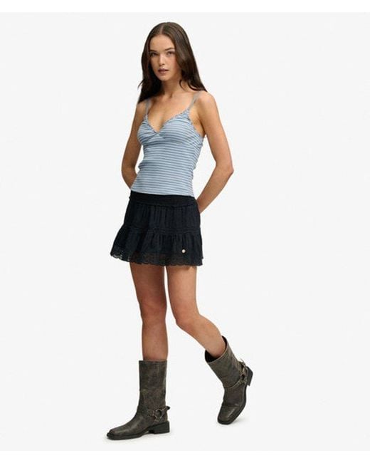 Superdry Blue & Co Ibiza Mini Skirt