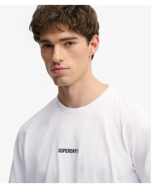 Superdry White & Co Micro Logo T-shirt for men