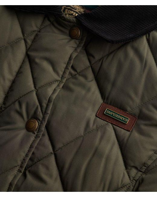 Superdry Green & Co Cord Trimmed Liner Jacket