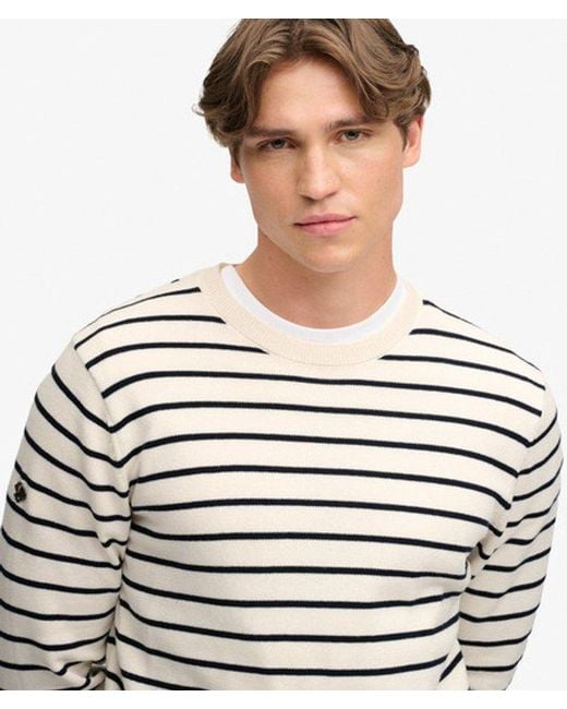 Superdry Natural & Co The Merchant Store - Breton Jumper for men