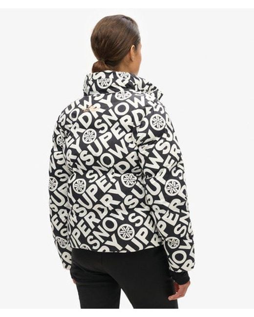 Superdry Black & Co Ski Boxy Puffer Jacket
