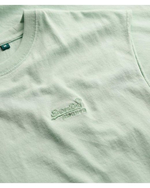 Superdry Green & Co Organic Cotton Essential Logo Tank Top for men