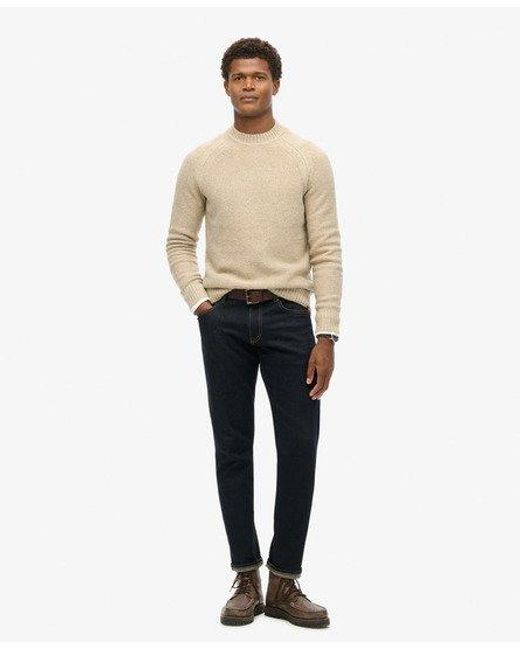 Superdry Natural Chunky Raglan Jumper for men