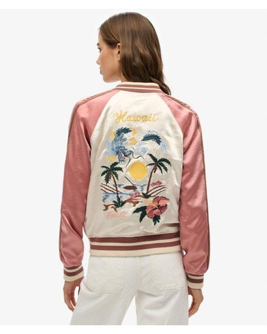 Superdry Multicolor & Co Suikajan Embroidered Bomber