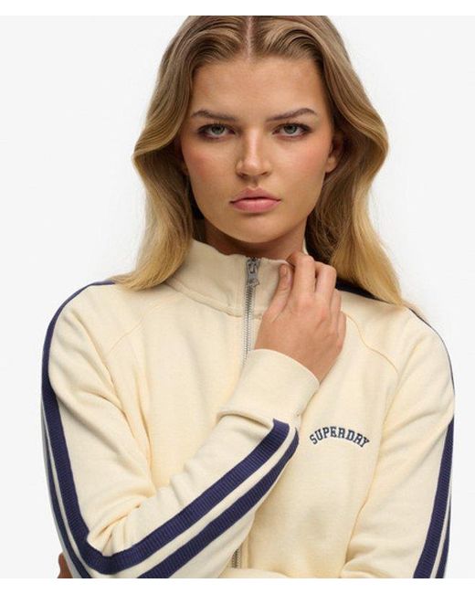 Superdry Natural & Co Essential Logo Zip Track Top