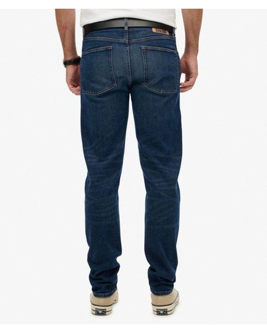 Superdry Blue & Co Organic Cotton Vintage Slim Straight Jeans for men
