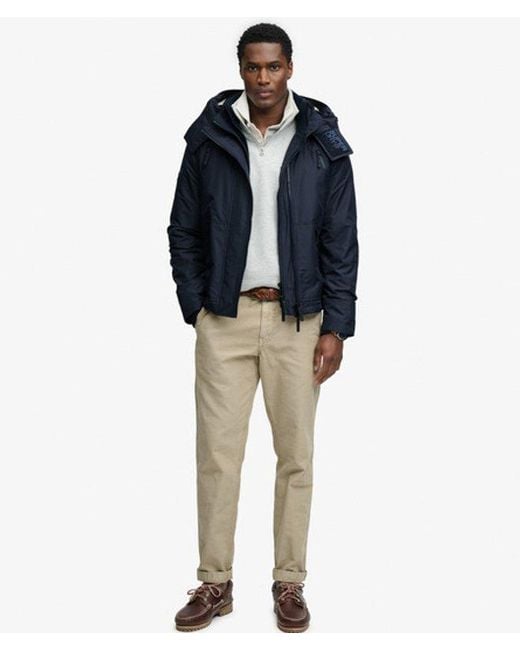 Superdry Blue & Co Hooded Arctic Windcheater Jacket for men