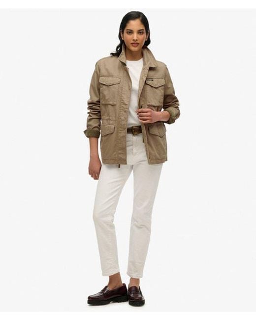 Superdry Brown M65 Military Jacket