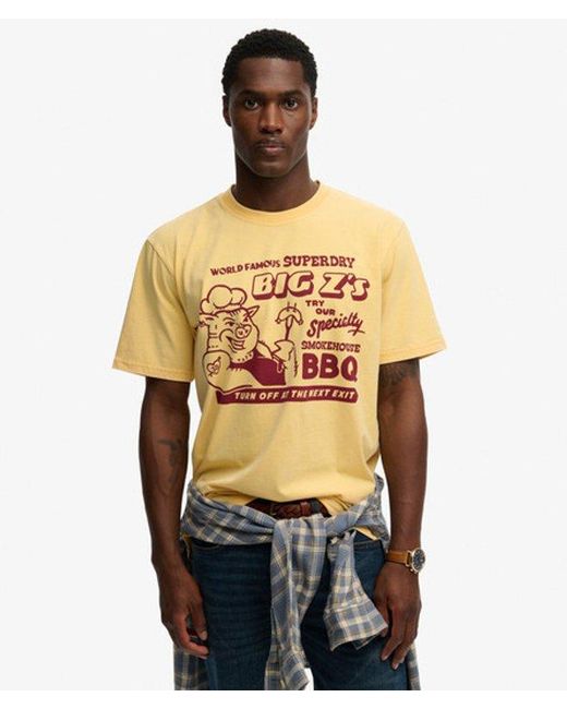 Superdry Metallic & Co Roadside Trade Loose T-shirt for men