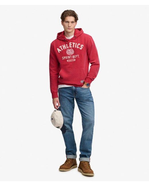 Superdry Red & Co Track Hoodie for men