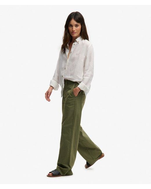 Superdry Green & Co baggy Cargo Pants
