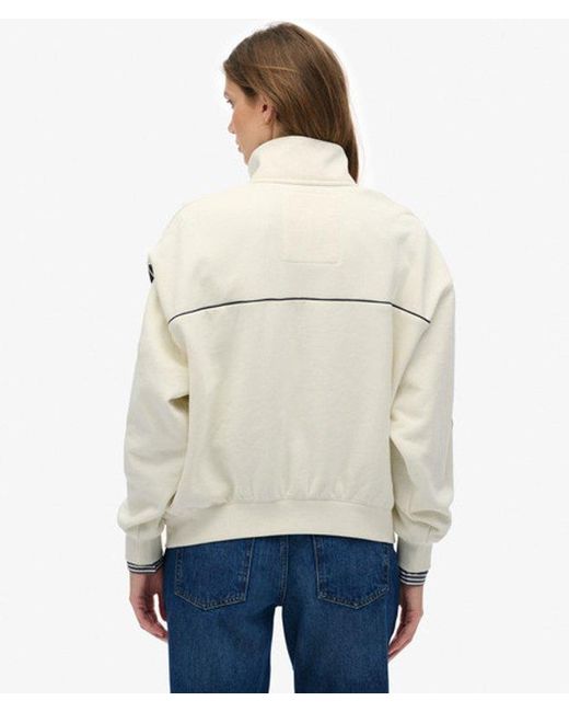 Superdry Natural & Co Country Club Tape Henley Jumper