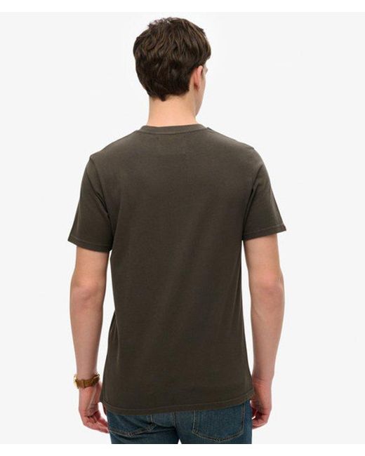 Superdry Black Work Shop T-Shirt for men