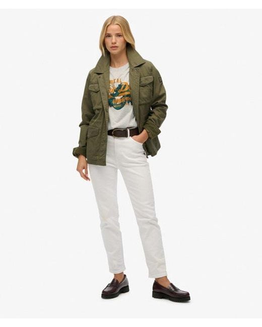 Superdry Green & Co Tokyo Vintage Logo Relaxed T-shirt