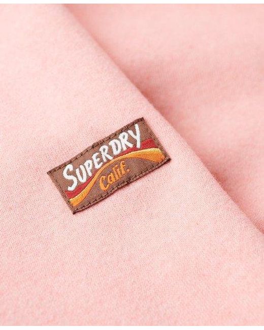 Superdry Pink Tonal Vintage Logo Graphic Hoodie