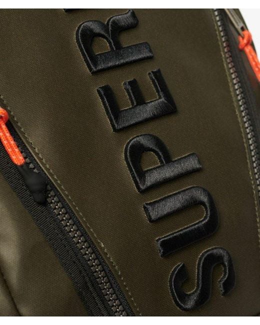 Superdry Green & Co Embroidered Logo Tarp Rucksack
