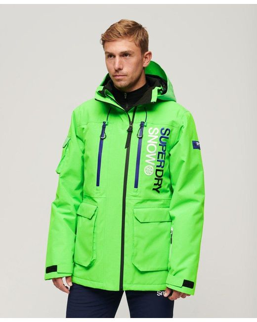 Superdry Sport Ski Ultimate Rescue Jacket in Green for Men | Lyst