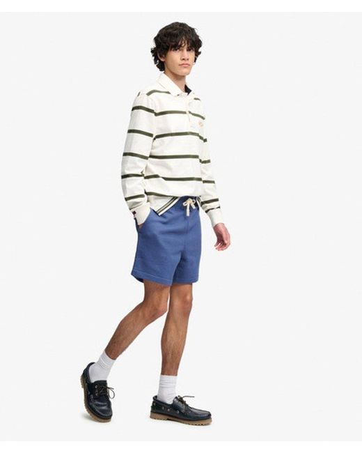 Superdry Blue & Co Monogram Shorts for men