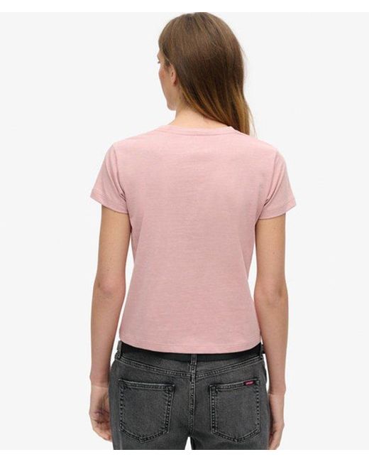 Superdry Pink & Co Tattoo Graphic 90s Fit T-shirt