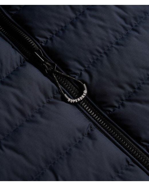 Superdry Blue & Co Fuji Printed Padded Jacket for men