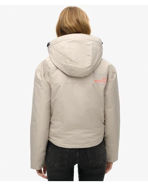 Superdry Natural & Co Hooded Embroidered Sd Windbreaker Jacket