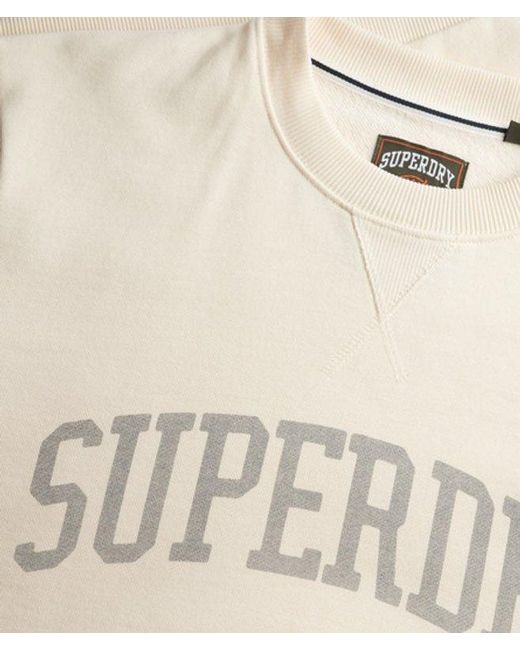 Superdry Natural & Co Athletic Essentials Crew Sweatshirt for men