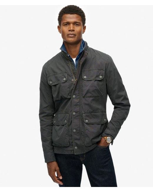 Superdry Blue & Co Estate Four Pocket Jacket for men