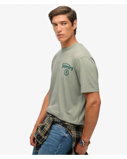 Superdry Gray & Co Tokyo Narrative Loose T-shirt for men