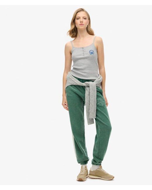 Athletic essentials button down cami top Superdry en coloris Green
