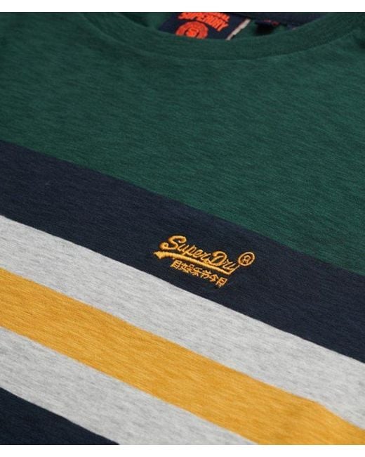 Superdry Green & Co Essentials Stripe T-shirt for men