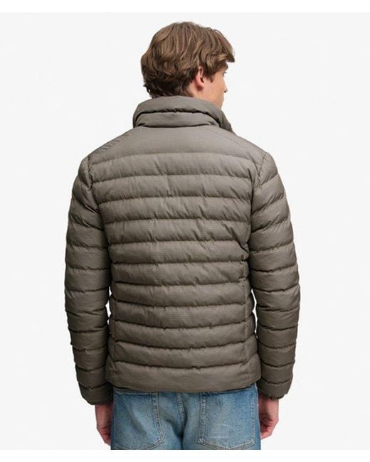 Superdry Brown Fuji Estate Padded Jacket for men