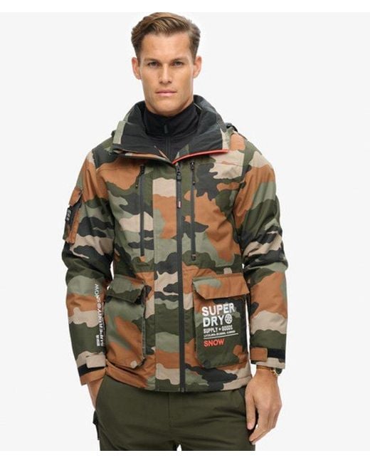 Superdry Green & Co Ski Ultimate Rescue Jacket for men