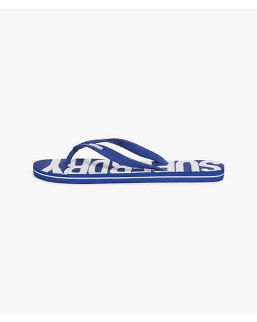Superdry Blue & Co Vintage Flip Flops for men