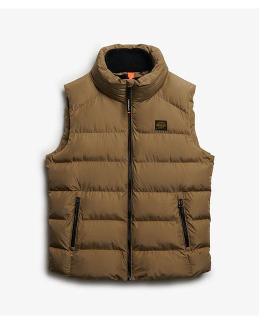 Superdry Yellow & Co Sports Puffer Gilet for men