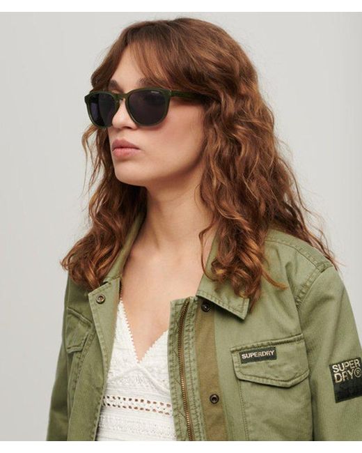 Superdry Metallic & Co Classic Brand Print Sdr Camberwell Sunglasses