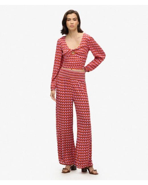 Superdry Red & Co Beach Pants