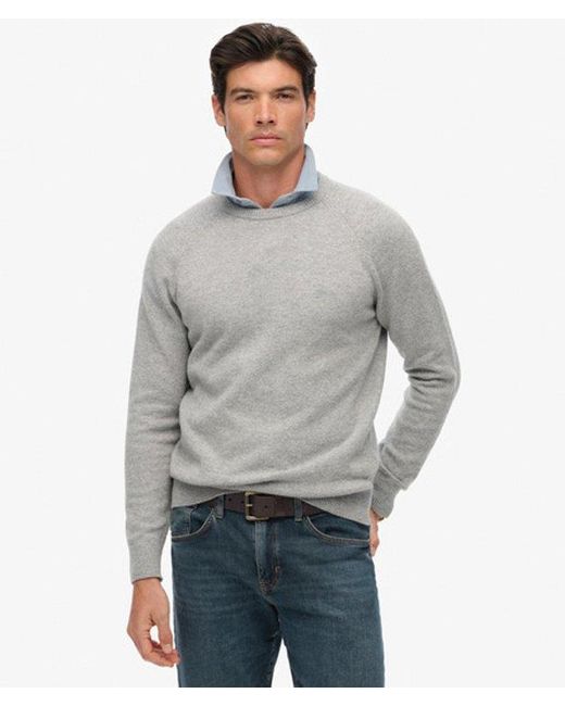 Superdry Gray & Co Wool Blend Jumper for men