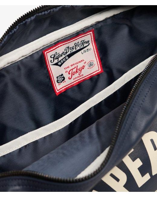 Superdry Blue & Co Retro Alumni Messenger Bag