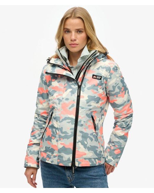 Superdry Blue & Co Hooded Mountain Windbreaker Jacket