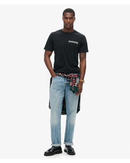 Superdry Black & Co Tattoo Graphic T-shirt for men